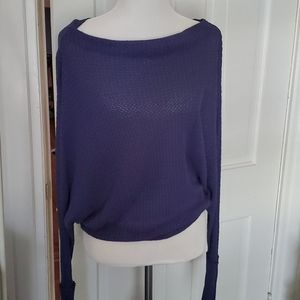 Free people waffle knit top